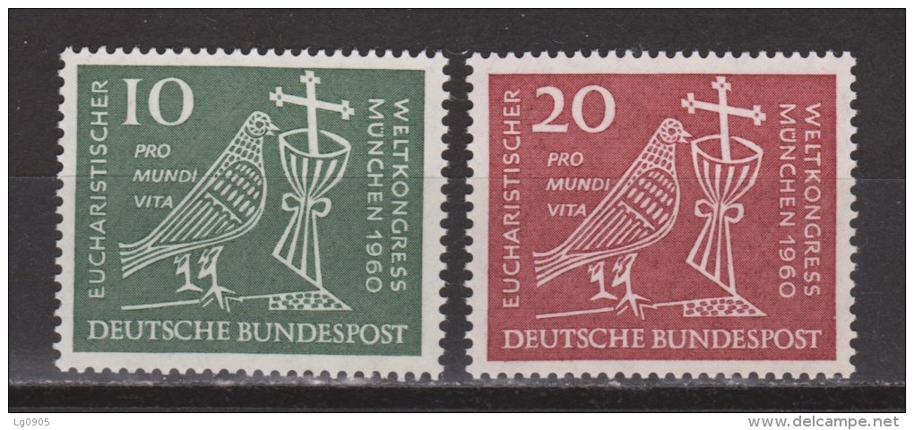 Duitsland, Deutschland, Germany, Allemagne, Alemania Michel 330-331 MNH ; 1960 Nr.203-204 - Neufs