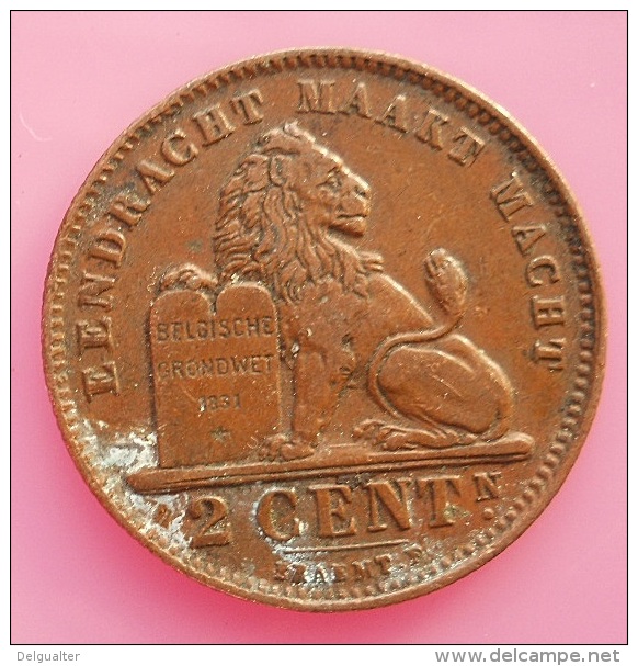 Belgium 2 Centimes 1911 - 2 Centimes