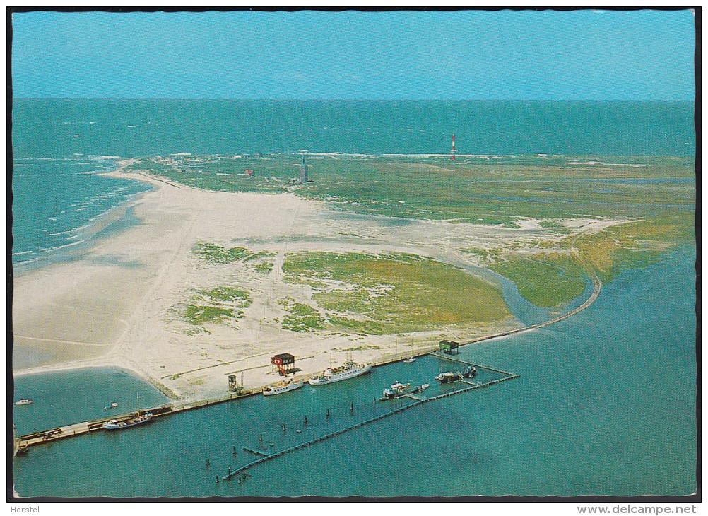 D-26486 Wangerooge - Westteil Mit Hafen - Harbour - Luftbild - Wangerooge