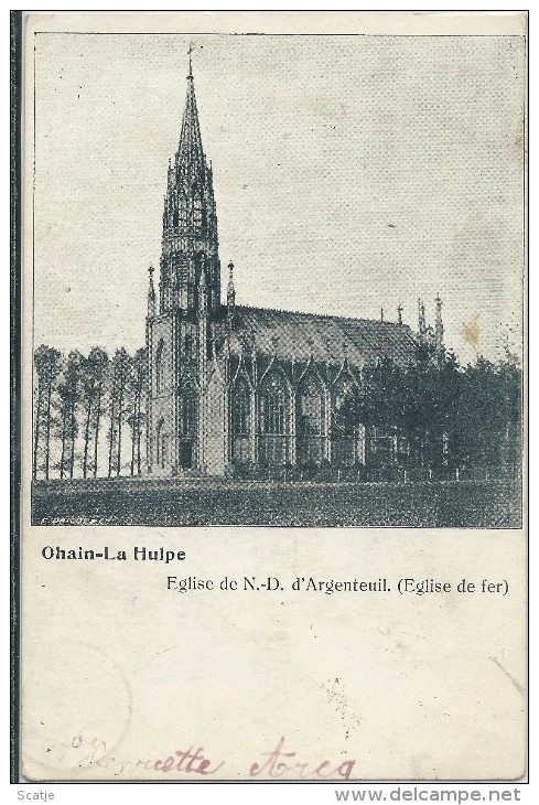 Ohain-La Hulpe.   -   Eglise De N.D. D'Argenteuil.  (Eglise De Fer) - La Hulpe