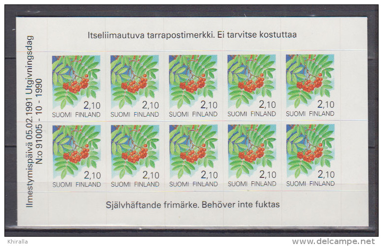 FINLANDE      1991          N°   1095            COTE       12 € 50 - Hojas Completas