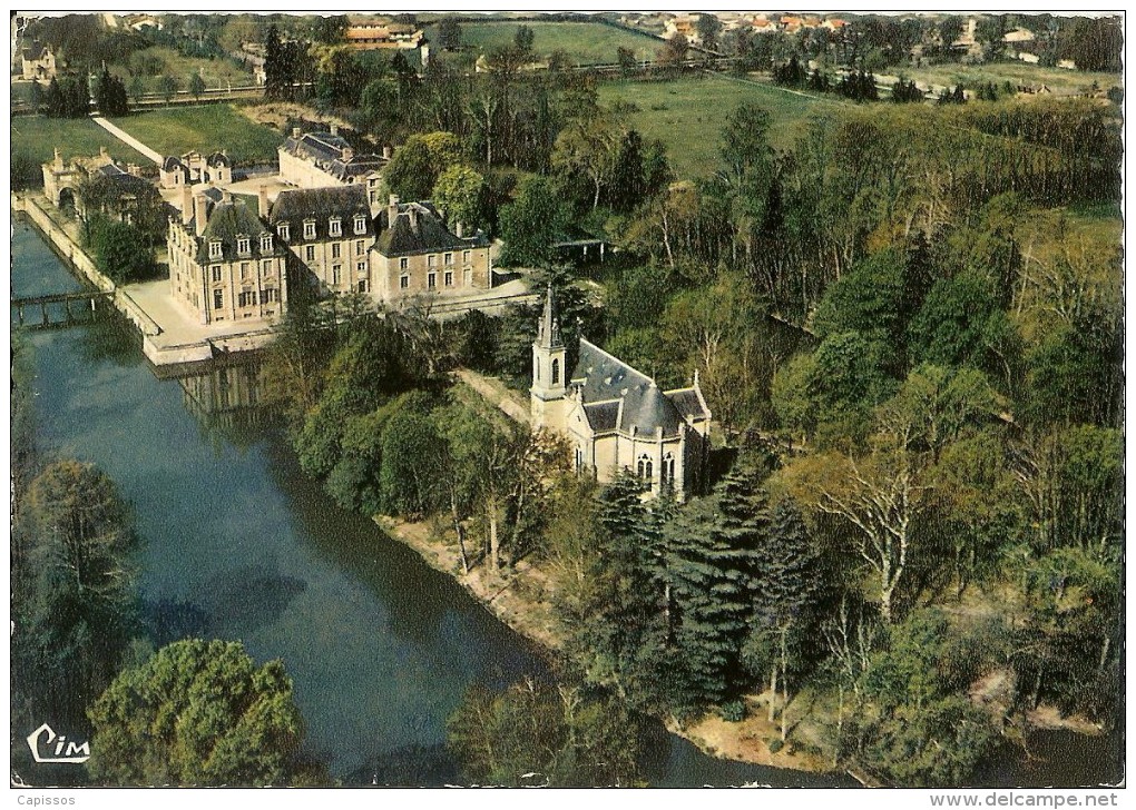 La Ferté Saint Aubin Vue Aérienne Le Château Très Bon Etat - La Ferte Saint Aubin