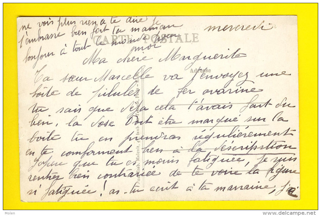 RUE DE L’HAY * PHARMACIE Pub Bernot = GENTILLY Dép 94 Val De Marne - Animation Animee Moto Sidecar Triporteur 652 - Gentilly