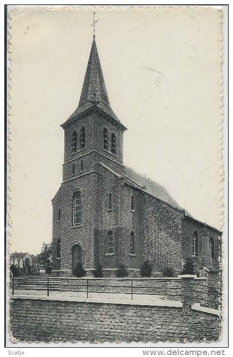 Aulnois    L'Eglise;  1967  Naar St. Idesbald - Quévy