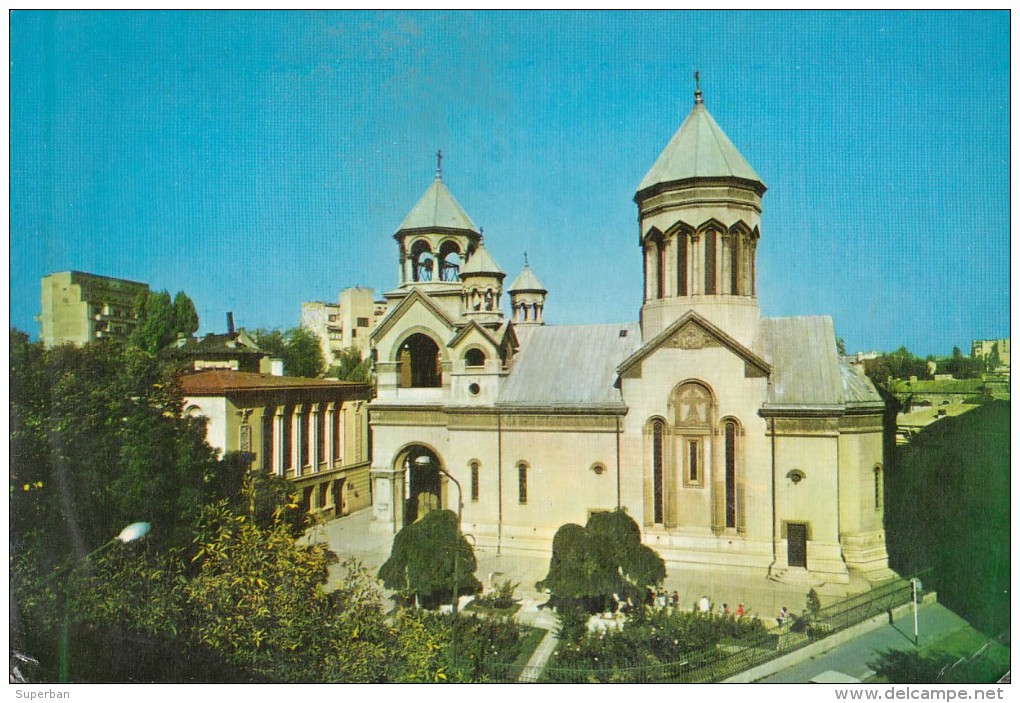 ARMÉNIE / ARMENIAN : ÉGLISE ARMÉNIENNE De BUCAREST / ROUMANIE - ARMENIAN CHURCH In BUCHAREST / ROMANIA ~ 1970 (d-562) - Arménie