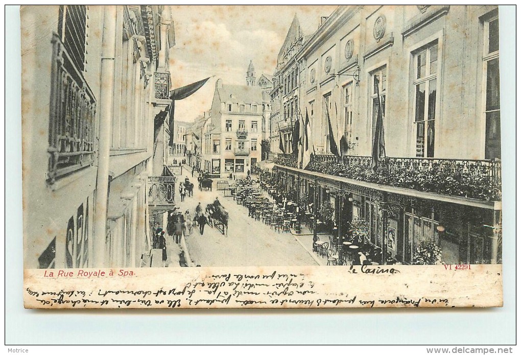 SPA - La Rue Royale (carte Vendue En L'état) - Spa
