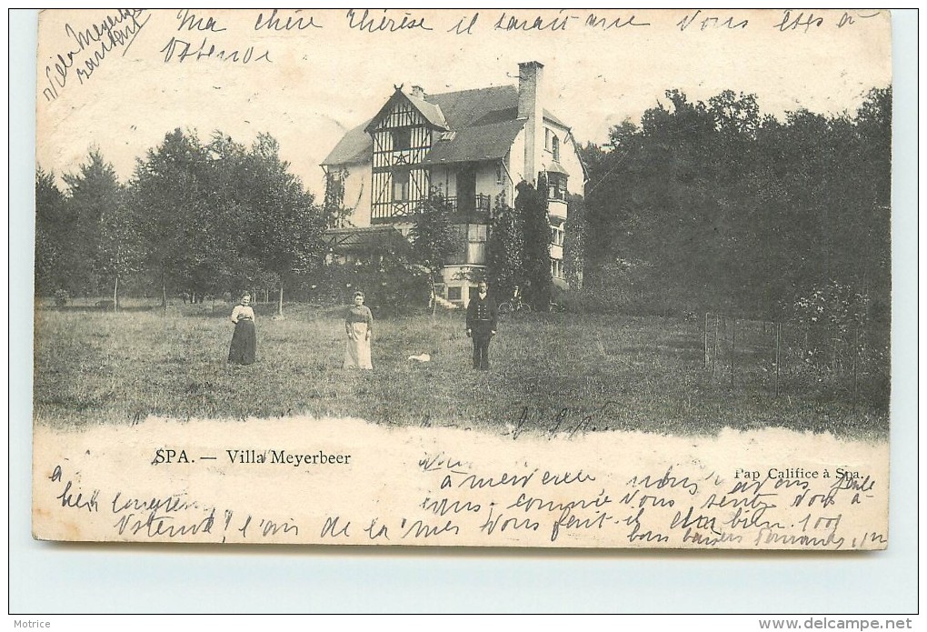 SPA - Villa Meyerbeer (carte Vendue En L'état). - Spa