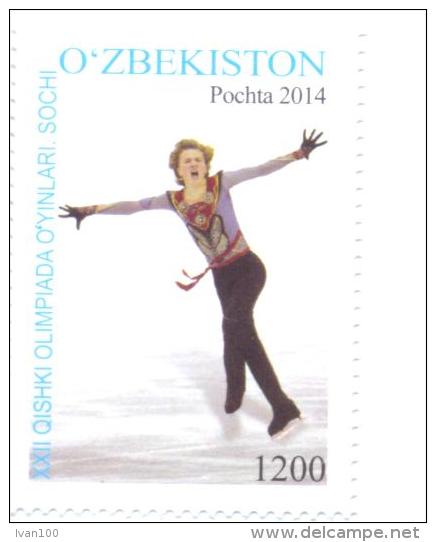 2014. Uzbekistan, Winter Olympic Games Sochi'2014, 1v, Mint/** - Uzbekistan