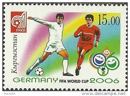 Kyrgyzstan - 2006 - FIFA World Cup In Germany  - Mint Stamp - Kirghizistan