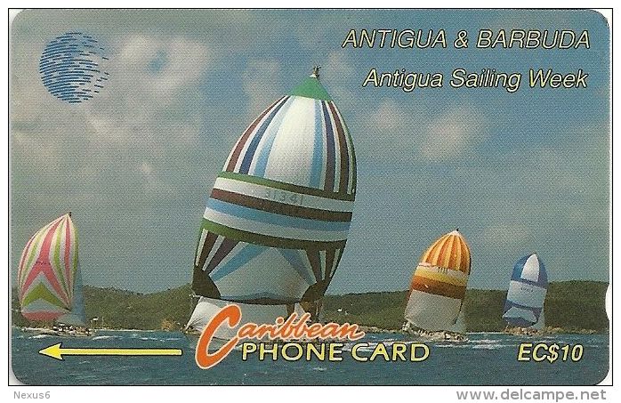 Antigua & Barbuda - Antigua Sailing Week, 13CATA (White), 1994, 73.268ex, Used - Antigua Et Barbuda