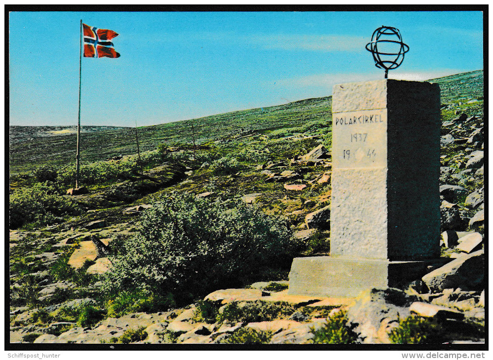 ARCTIC,NORWEGEN / NORWAY, Color-card POLARCIRKEL, ARCTIC CIRCLE, Look Scan !! 2412-11 - Arktis Expeditionen