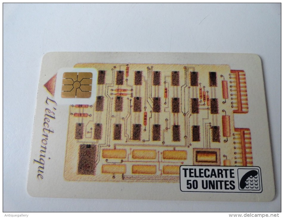 RARE :   L' ELECTRONIQUE 50U USED CARD - Interner Gebrauch