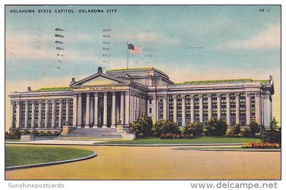 Oklahoma State Capitol Oklahoma City Oklahoma 1949 - Oklahoma City