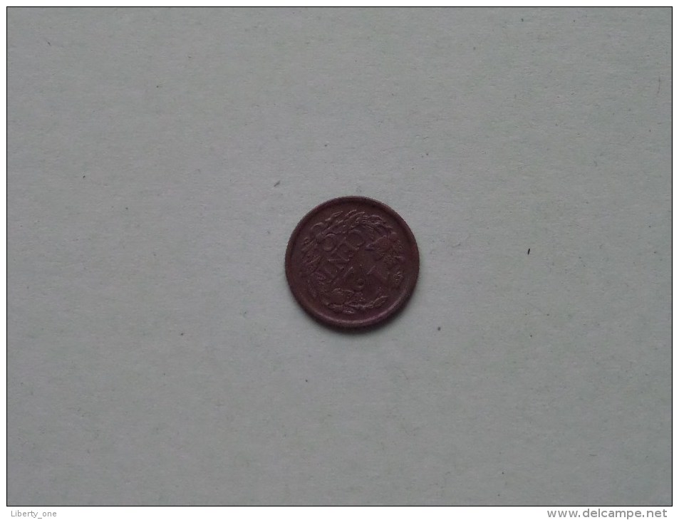 1936 - 1/2 Cent - KM 138 ( Uncleaned - For Grade, Please See Photo ) ! - 0.5 Cent