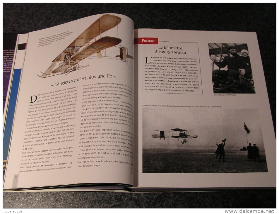 100 ANS D´ AVIATION Thouanel B Aircraft Aviation Avion Guerre 14 18 40 45 Pilote Luke Guinemer Farman Lindberg Concorde