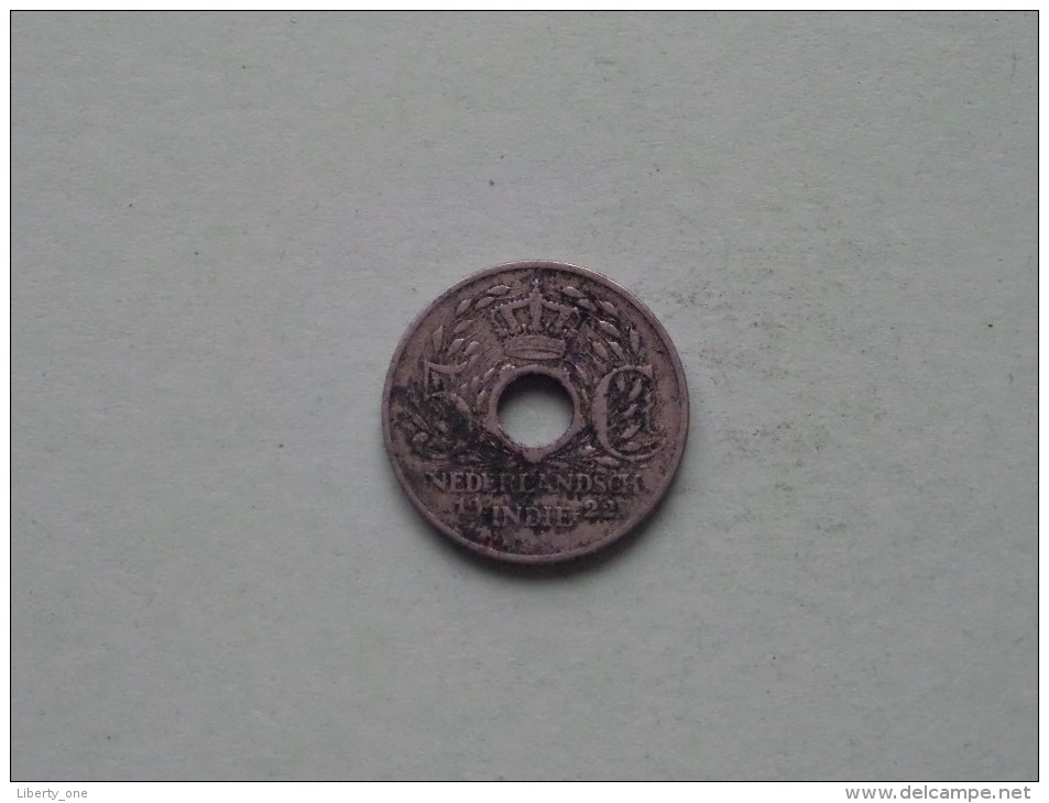 1922 - 5 Cent - KM 313 ( Uncleaned - For Grade, Please See Photo ) ! - Indes Néerlandaises