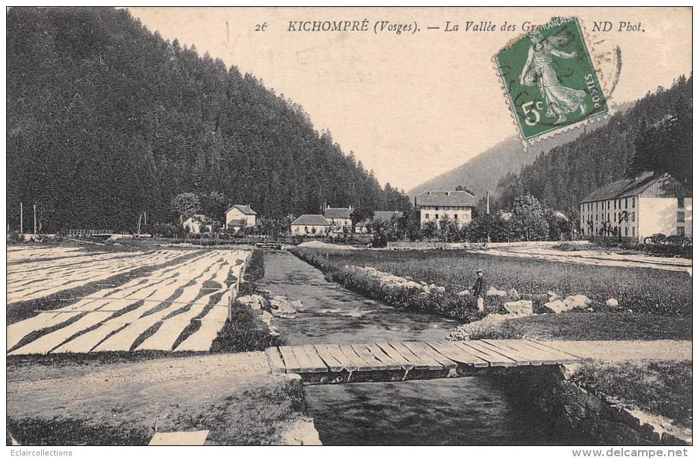 Kichompré  Gérardmer   88   Blanchiment Des Toiles .  Pêcheur A La Ligne - Andere & Zonder Classificatie