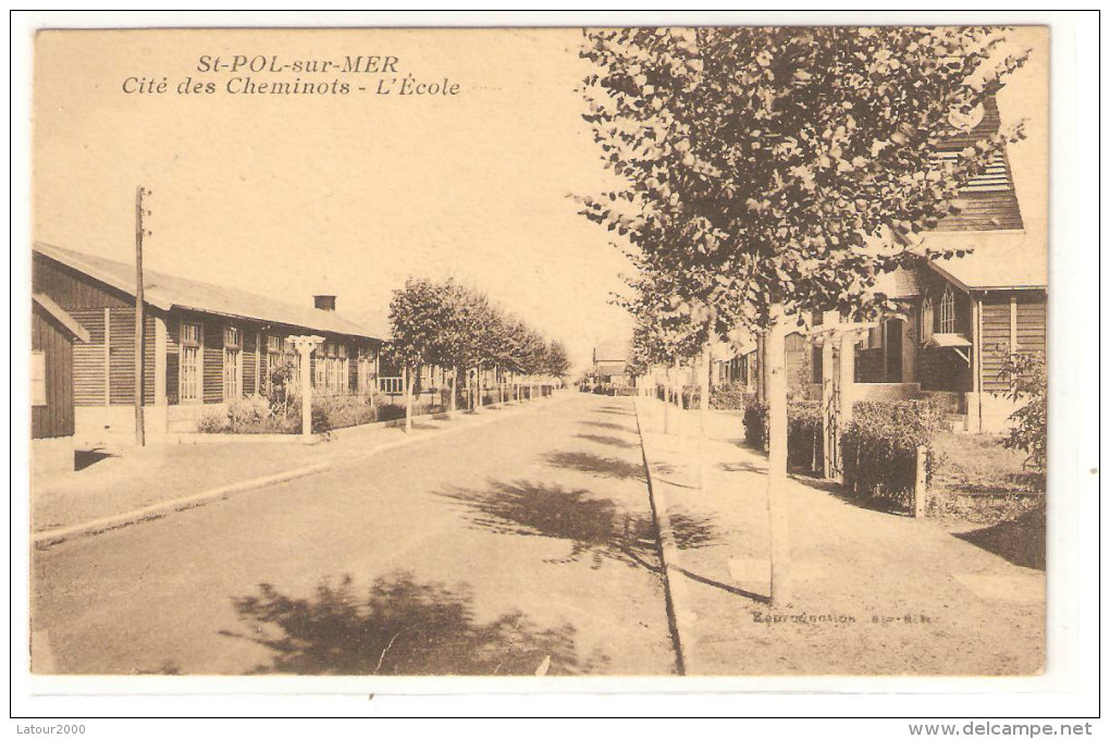 SAINT POL SUR MER CITE DES CHEMINOTS L ECOLE - Saint Pol Sur Mer