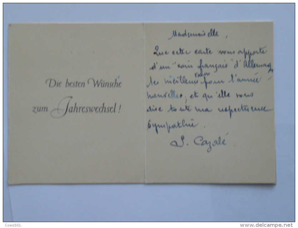 Militaria :lettre  :Poste Aux Armées :Rhin Et Danube 30-12 - Documents Historiques
