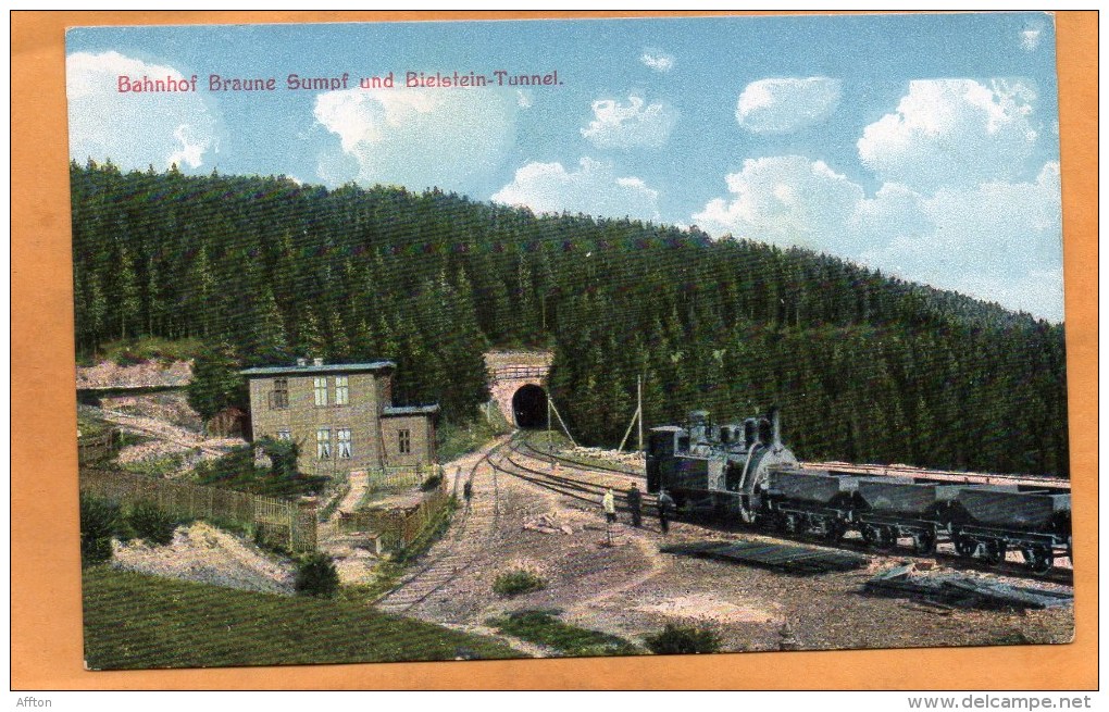 Bahnhof Braune Sumpf Blaknkenburg Rubleand Tanne 1910 Postcard - Blankenburg