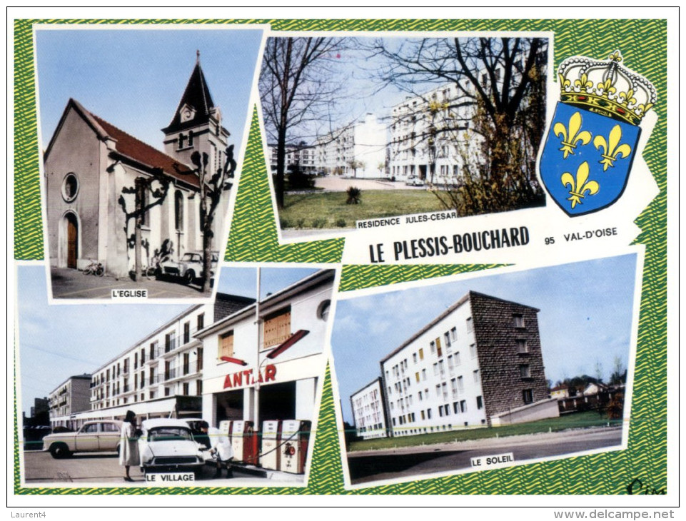 (950 DEL) France - Le Plessis-Bouichard 4 Views ( 2cards) - Le Plessis Bouchard