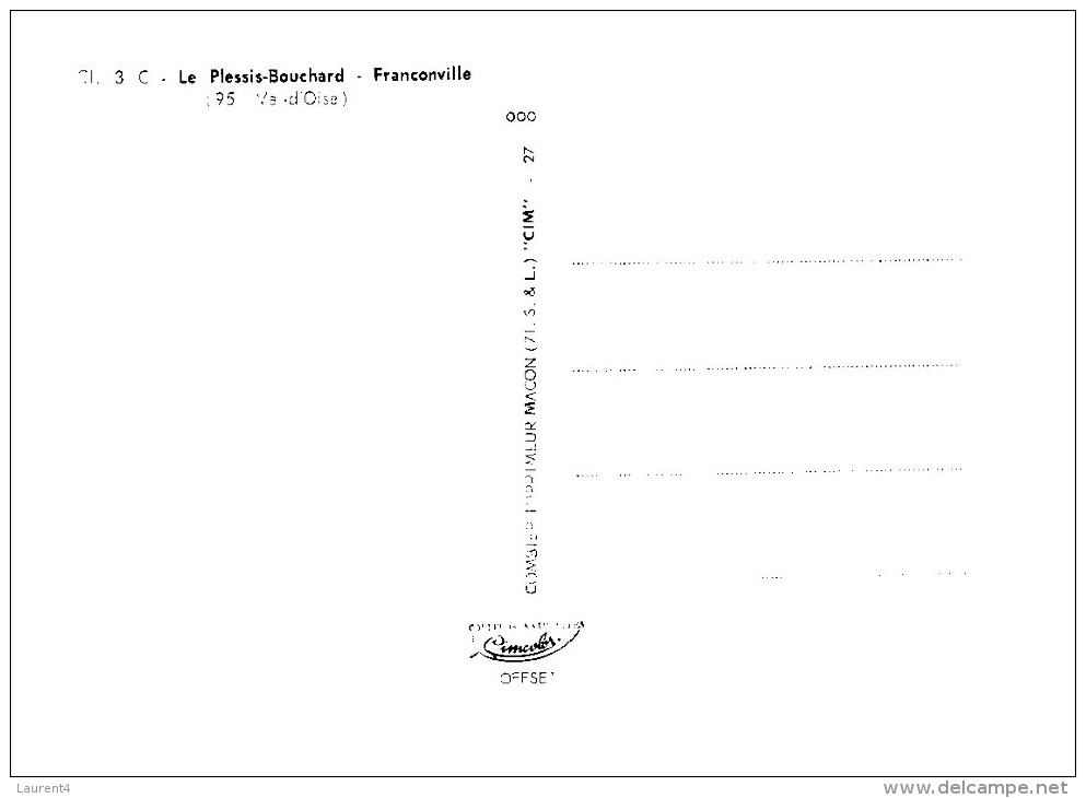 (950 DEL) France - Le Plessis-Bouichard 4 Views ( 2cards) - Le Plessis Bouchard