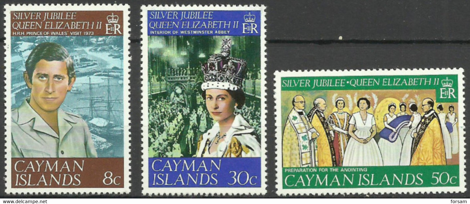 CAYMAN ISLANDS..1977..Michel # 380-382...MNH. - Caimán (Islas)