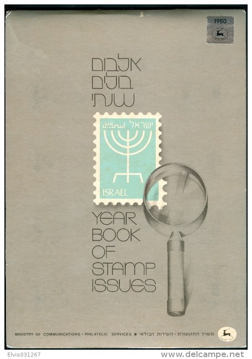 Israel Yearbook - 1980, All Stamps & Blocks Included - MNH - *** - Full Tab - Colecciones & Series