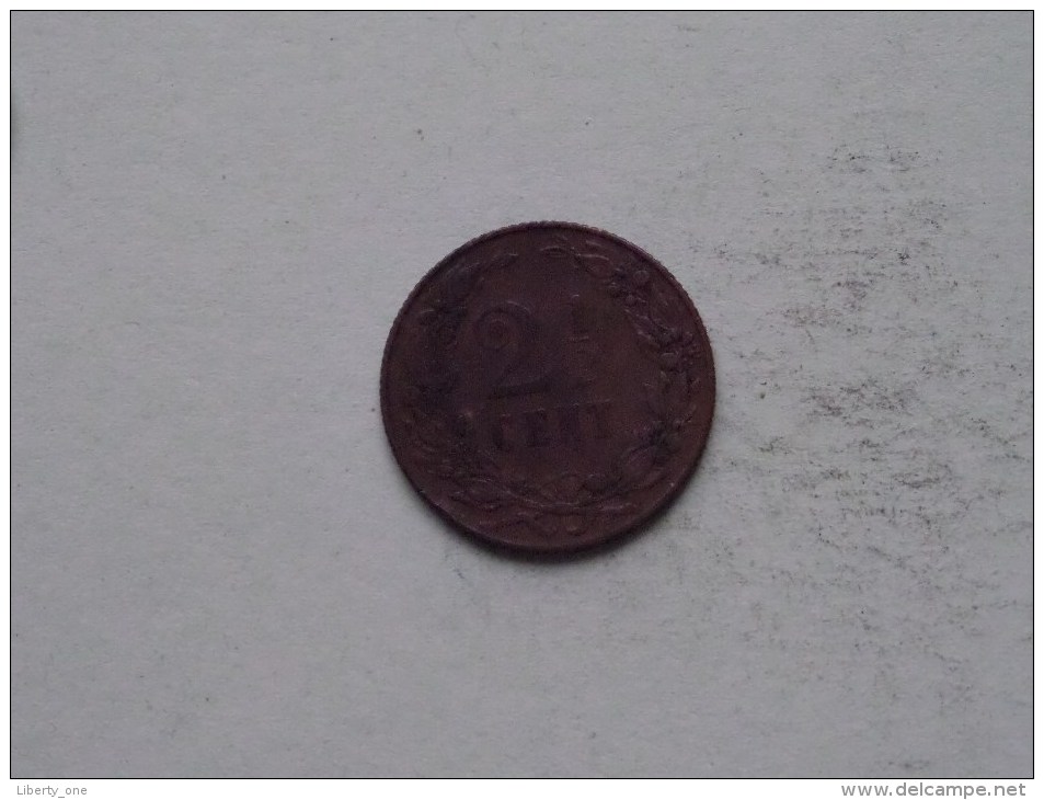 1905 - 2 1/2 Cent / KM 134 ( Uncleaned - For Grade, Please See Photo ) ! - 2.5 Cent