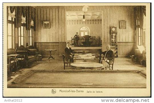 Mondorf Luxemburg 2 Homme In Salle De Lecture Um 1920 - Mondorf-les-Bains