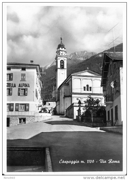 CASPOGGIO (SO) - VIA ROMA - F/G - V: 1960 - Sondrio