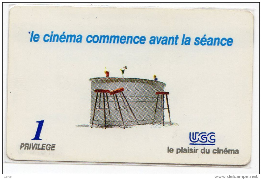 FRANCE CARTE UGC 1 PLACE Numérotée Avril 1996 - Cinécartes
