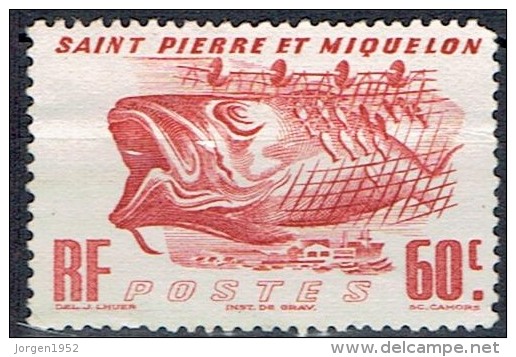 ST. PIERRE & MIQUELON  # STAMPS FROM YEAR 1947  STANLEY GIBBONS  365* - Oblitérés