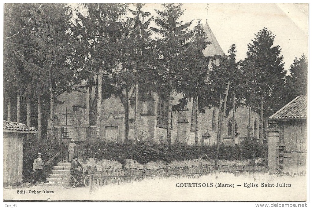 Marne : Courtisols, Eglise St Julien - Courtisols