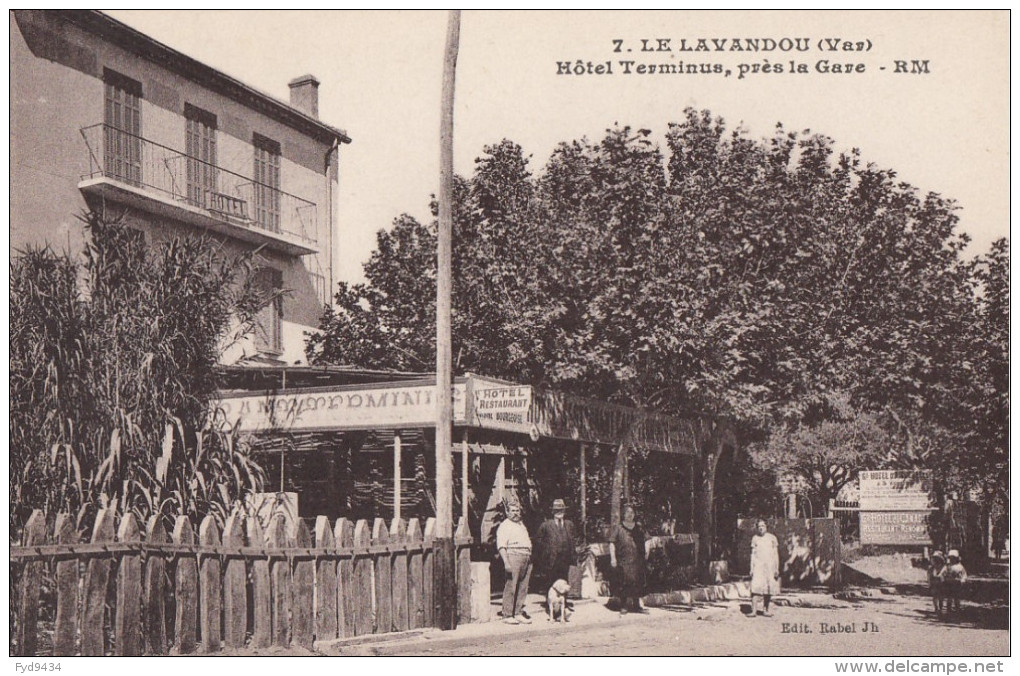 CPA - Le Lavandou - Hôtel Terminus Près De La Gare - Le Lavandou