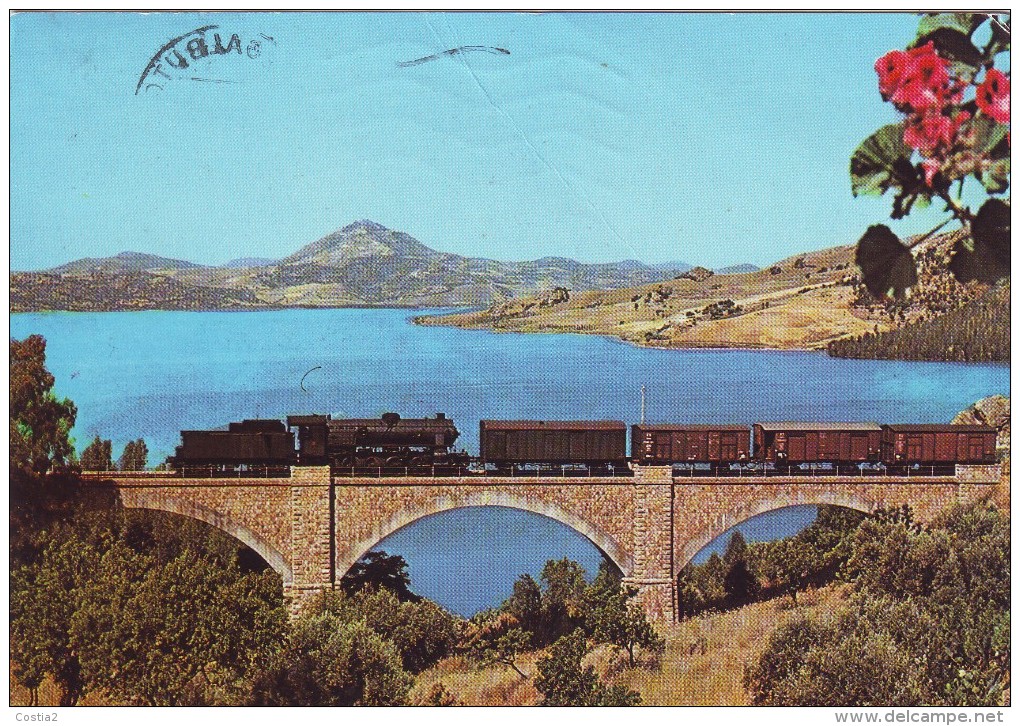 Regalbuto Panorama Con Treno Sul Ponte - Enna - Enna