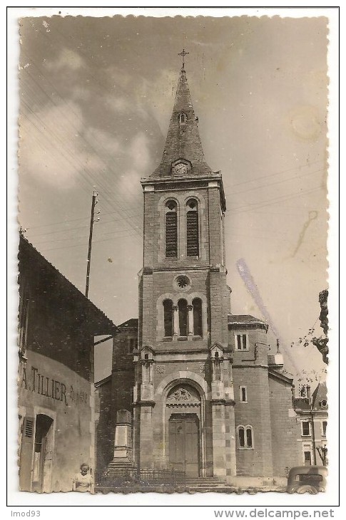 01 - REYRIEUX (Ain) - L´Eglise - éd. TROLLIET à Lyon - 1958 - A. Tillier - Non Classés