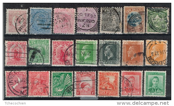 Nouvelle-Zélande - 1877-1938 - 21 Oblitérés Entre N° 48 Et 238 A - Gebraucht