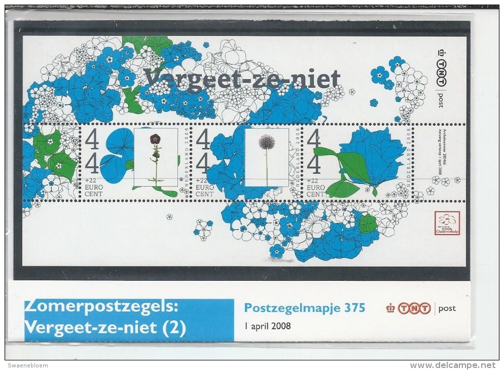 Pz.- Nederland Postfris PTT Mapje Nummer 374 + 375 - 01-04-2008 - Zomerzegels: Verdeet-ze-niet 1 En 2.  4 Scans - Unused Stamps