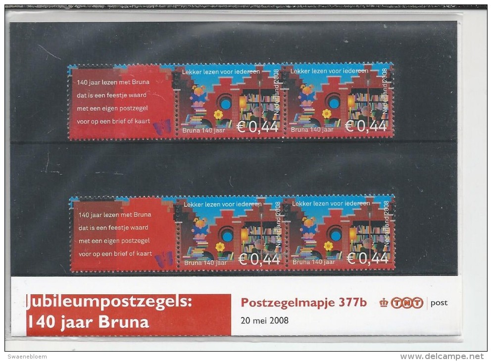 Pz.- Nederland Postfris PTT Mapje Nummer 377 A-b-c-d-e - 20-05-2008 - Jubileumpostzegels: AEX, Bruna, ANWB, ECB, KNAW. - Unused Stamps