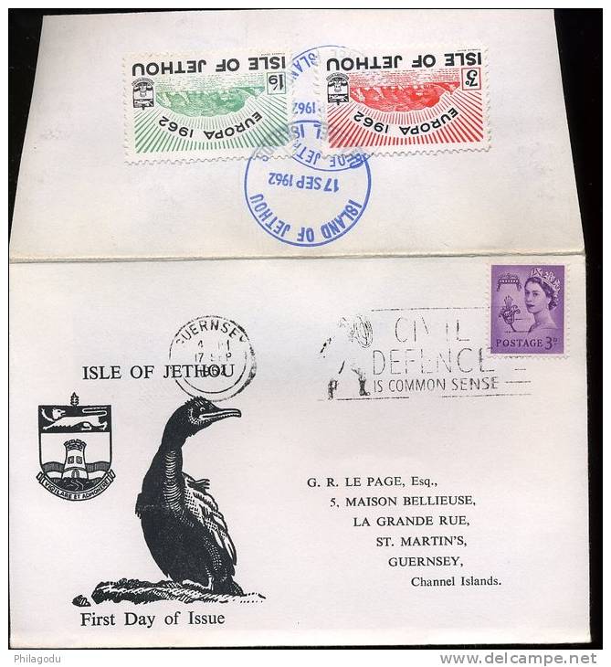 FDC   JETHOU  Europa 1962 - Local Issues