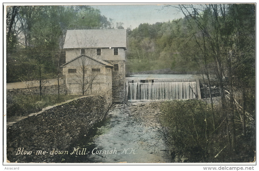 Blow Me Down Mill Cornish Water Mill Moulin From Woodstock Corbeau To Reiss Credit Lyonnais - Autres & Non Classés