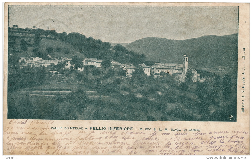 ITALIE - Valle D'Intelvi - PELLIO INFERIORE (1900) - Como