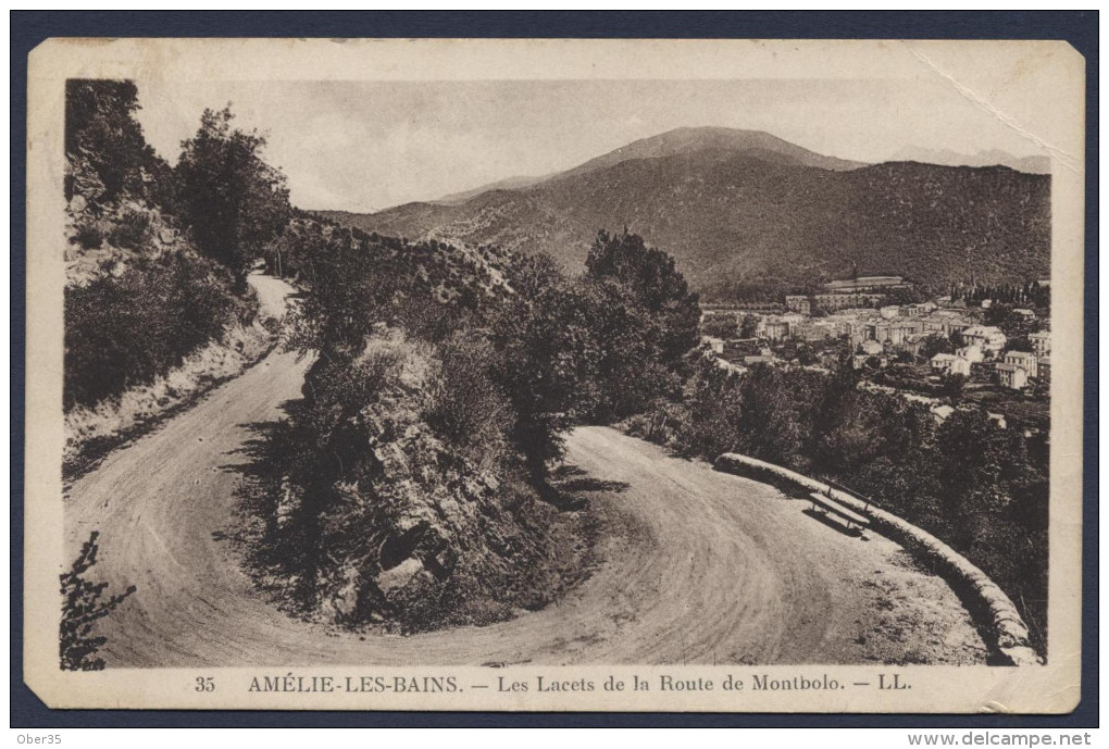 Amelie Les Bains Lea Lacets De La Route De Montbolo - Sournia