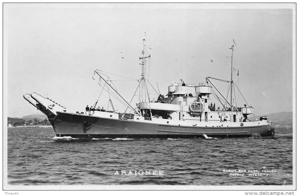 ¤¤  -  Carte-Photo   - Le  Bateau De Guerre " ARAIGNEE "     -  ¤¤ - Guerra