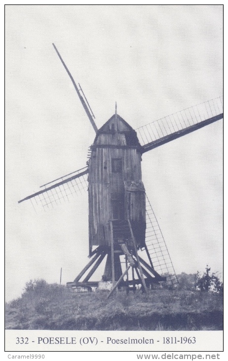 Windmolen Molen   Poesele  Poeselmolen           Scan 9781 - Moulins à Vent