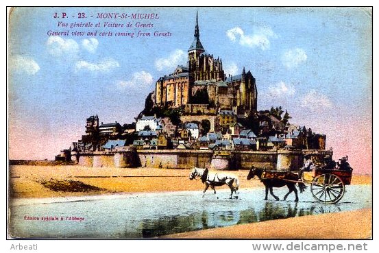 50 LE MONT-SAINT-MICHEL ++ Vue Générale Et Voiture De Genets ++ - Le Mont Saint Michel