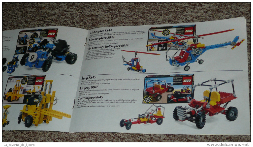 Vintage Catalogue "technical Set" Technique LEGO De 1982 Duplo - Catalogs