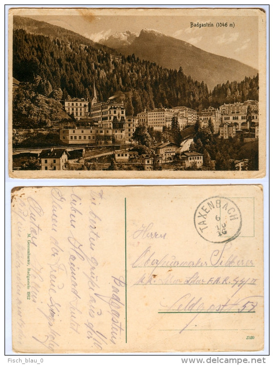 AK Salzburg 5640 Bad Gastein Badgastein Feldpost Taxenbach Österreich Field Post  M. Gessenharter Austria Autriche - Bad Gastein