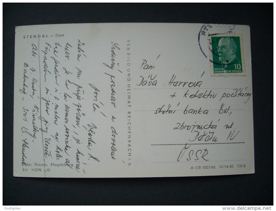 Germany: STENDAL - Dom - Posted 1966, Small Format - Stendal